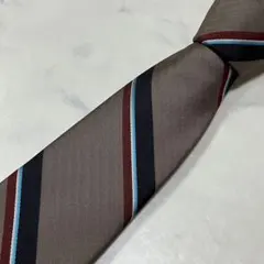 Christian Dior ロゴ レジメンタル ストライプ ネクタイ USA製