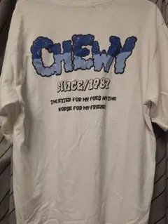 CHEWY ロゴプリント Tシャツ ホワイト