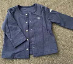 MIKI HOUSE ネイビー カーディガン S70-80