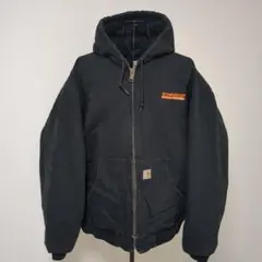 Carhartt ダック地 ジップパーカー ブラック | Mercari