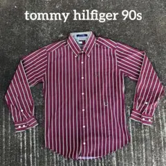 tommy hilfiger 90s シャツ 長袖 ストライプ トミヒル