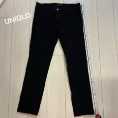 UNIQLO 黒 スキニーデニム