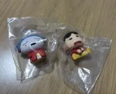 クレヨンしんちゃん まちぼうけ7 フィギュア 2体セット　しんちゃん、シロ