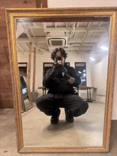 アンティークミラー　ビンテージミラー　大型鏡