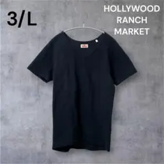 HOLLYWOOD RANCH MARKET ブラック L Tシャツ Vネックのサムネイル