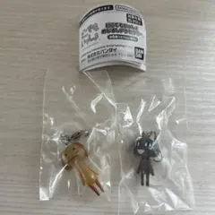 どこでもいっしょめじるしキーホルダー2個セット　クロ　ピエール