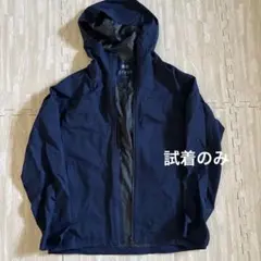 UNIQLO ユニクロ ブロックテックパーカー Mサイズ ネイビー