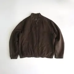 LONDON FOG ピーチスキン ボンバージャケット 中綿入り 茶 XL