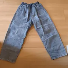 【150㌢】devirock ライトブルー バレルレッグデニムパンツのサムネイル