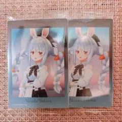 ホロライブ 兎田ぺこら Blue Journey ステッカーカード