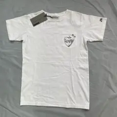 Paranoid LOVE ポケットTシャツ ホワイトSサイズ　サンプルピンのサムネイル