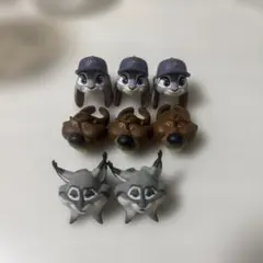 ズートピア ガチャガチャ ファッションリング8個セット