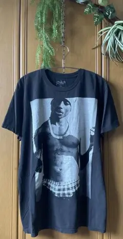 お*3様 2Pac プリント Tシャツ Lサイズ ブラック