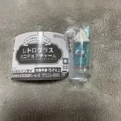 サンリオキャラクターズ　レトログラスミニチュアチャーム　ハンギョドンver