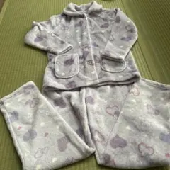 薄紫色 ハート柄 パジャマ 150cm 下のみ