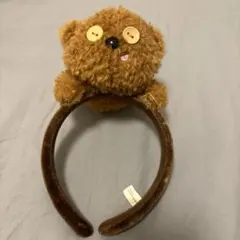 クマのぬいぐるみカチューシャ　ティム