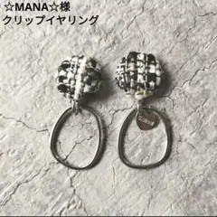 もふもふ秋冬ファッション　ピアス　イヤリング　アクセサリー　シルバーグレーモヘア