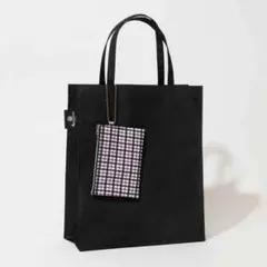 MUSE3月号付録　チェック柄ポーチ付き オトナの嗜み♡マナーバッグ
