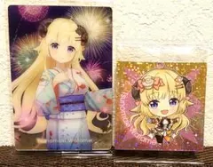 ホロライブ　角巻わため　ウエハース＆イタジャガ　カードセット