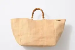 manipuri　ラフィアシートBIGバッグのサムネイル