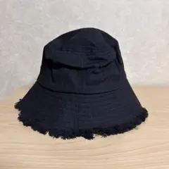 YAMADAYA フリンジバケットハット バケハ ブラックPECHINCHBR