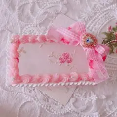 ⟡.·フェミニンなマルチケース⟡.· ホイップデコ ピンク