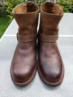 SENDRA 茶芯 エンジニアブーツ ビンテージ クラスト パンクス ボロ