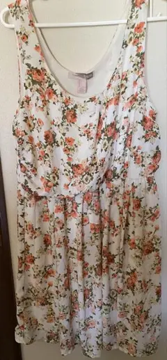 FOREVER21 フラワープリント ワンピース L