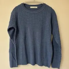 ARROW ブルー　ニット　長袖