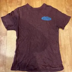 Manastash バーガンディTシャツ M 麻素材