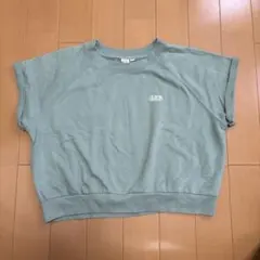 GAP クロップドTシャツ グリーン