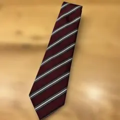 THE SUIT COMPANY セッテピエゲ ネクタイ ボルドー シルク