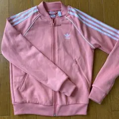 adidas ジャージ ピンク/ブラウン - メルカリ
