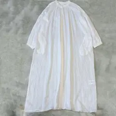 23SS かぐれ kagure ⿻ コットン ギャザー シャツワンピース - メルカリ
