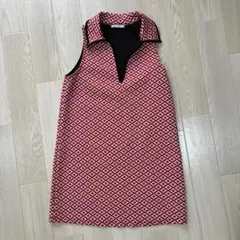 ZARA ノースリーブワンピース 幾何学模様