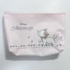 ディズニー　マリーちゃん　舟形ポーチ　ピンク　ポーチ