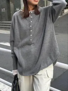 ジャーナルスタンダードレリューム ウールミックス2wayビッグプルオーバー