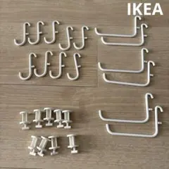 IKEA スコーディス　フック　ホワイト　3種類　まとめ売り