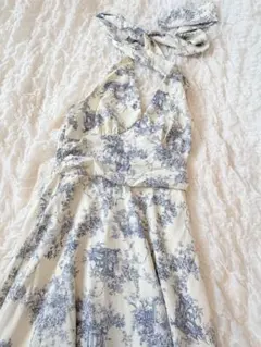 sheinトワル・ド・ジュイ柄 キャミワンピース