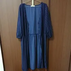 膝丈 カーディガン ワンピース