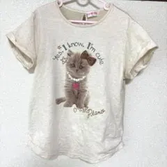 メゾピアノ140サイズ　ネコリボンTシャツ