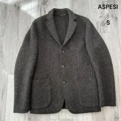 barassi バラシ 裏地総柄 ストレッチ テーラードジャケット グレー 