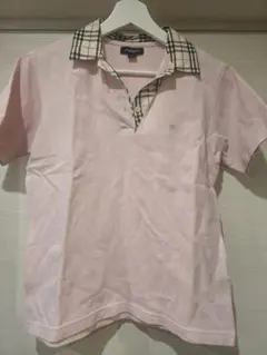 BURBERRY LONDON ポロシャツ ピンク M