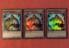 威光魔人 英語 スーパー 3枚 デッキパーツ デモンスミス