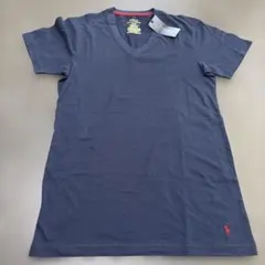 新品Polo Ralph Lauren ネイビー VネックTシャツ 新品タグ付き