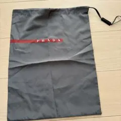 PRADA グレー 巾着袋