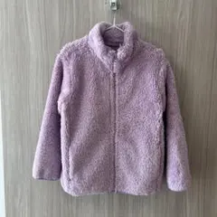ユニクロ　フリースジャケット 120 パープル
