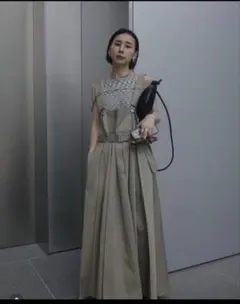 Dickies® × Ameri PLEATS DRESS ベージュ - メルカリ
