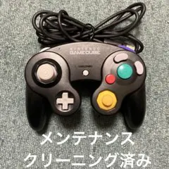 任天堂 ゲームキューブ コントローラー ブラック 動作品 中古