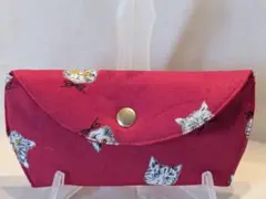 メガネケース 　サングラスケース　猫ちゃん柄